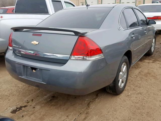 2G1WT58N881343274 - 2008 CHEVROLET IMPALA LT GRAY photo 4