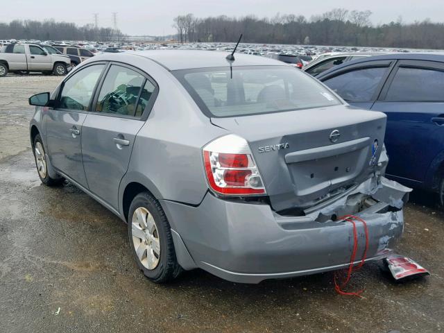 3N1AB61E29L635655 - 2009 NISSAN SENTRA 2.0 GRAY photo 3