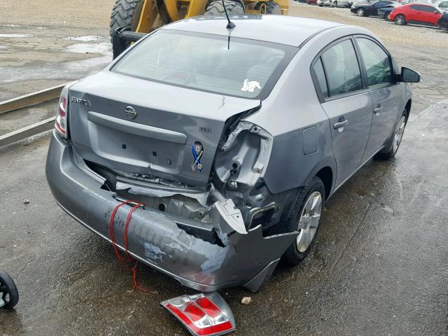 3N1AB61E29L635655 - 2009 NISSAN SENTRA 2.0 GRAY photo 4