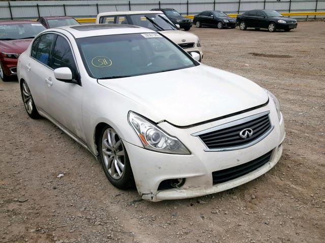 JNKCV61EX9M013919 - 2009 INFINITI G37 BASE WHITE photo 1