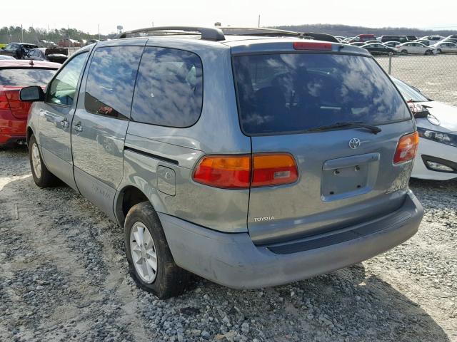 4T3ZF13C6YU219313 - 2000 TOYOTA SIENNA LE GREEN photo 3