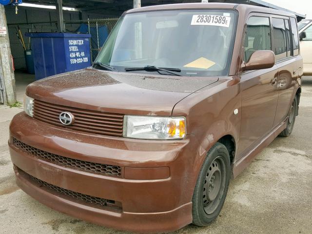 JTLKT324040147057 - 2004 TOYOTA SCION XB BROWN photo 2