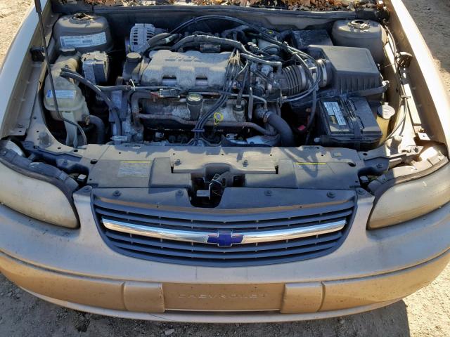 1G1NE52J62M535736 - 2002 CHEVROLET MALIBU LS GOLD photo 7