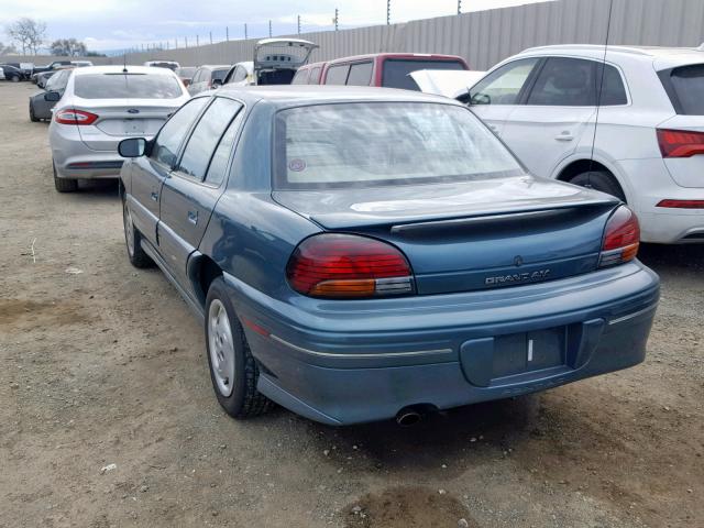 1G2NE52M9WC772304 - 1998 PONTIAC GRAND AM S TEAL photo 3