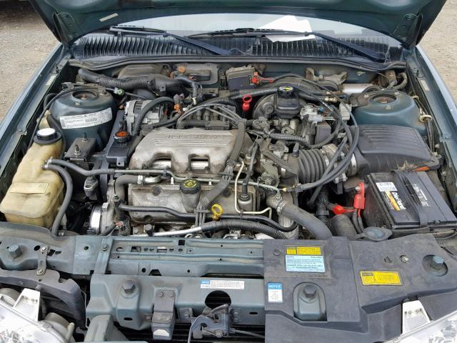 1G2NE52M9WC772304 - 1998 PONTIAC GRAND AM S TEAL photo 7