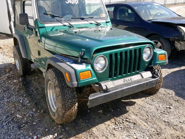 1J4FA29P0YP714579 - 2000 JEEP WRANGLER / GREEN photo 9