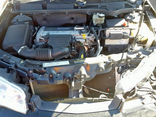 1G8AV12F94Z106097 - 2004 SATURN ION LEVEL BLACK photo 7
