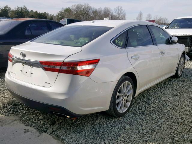 4T1BK1EB3DU046063 - 2013 TOYOTA AVALON BAS WHITE photo 4