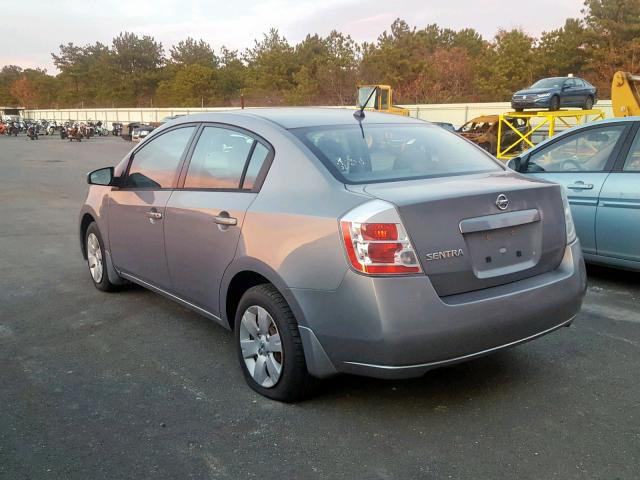 3N1AB61E48L705493 - 2008 NISSAN SENTRA 2.0 GRAY photo 3