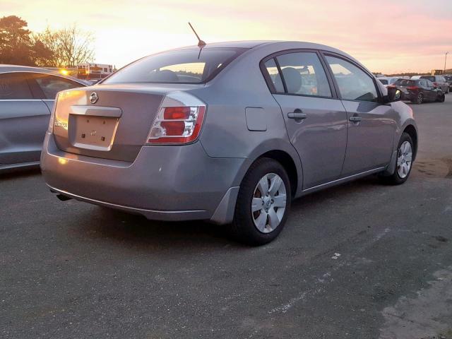 3N1AB61E48L705493 - 2008 NISSAN SENTRA 2.0 GRAY photo 4