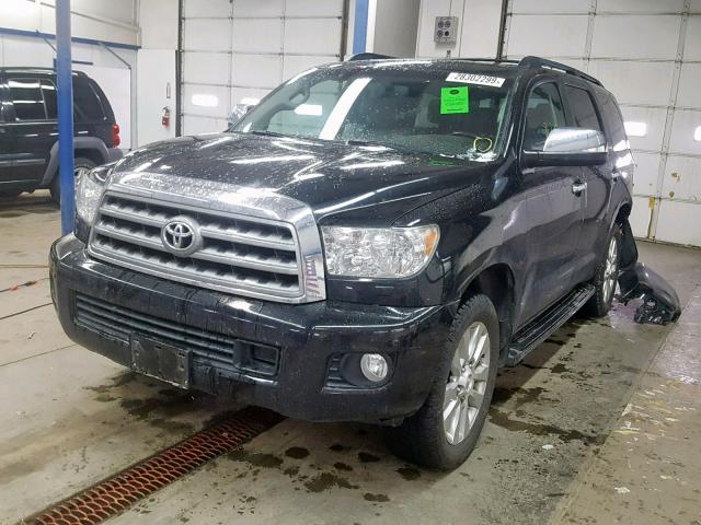 5TDDW5G14CS070677 - 2012 TOYOTA SEQUOIA PL BLACK photo 2