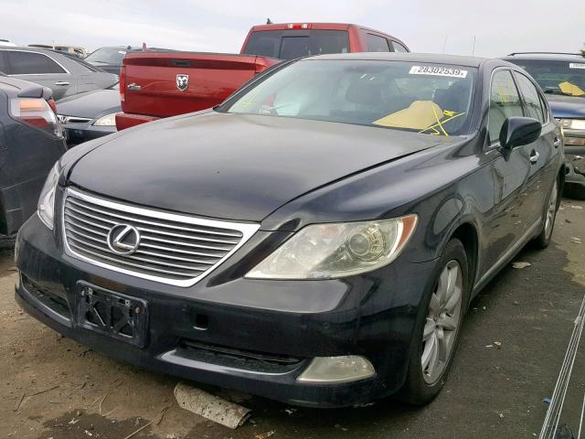 JTHBL46F575006830 - 2007 LEXUS LS 460 BLACK photo 2