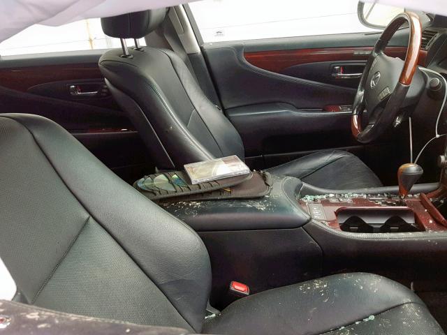 JTHBL46F575006830 - 2007 LEXUS LS 460 BLACK photo 5