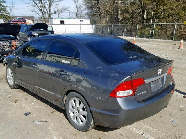 19XFA1F62AE025855 - 2010 HONDA CIVIC GRAY photo 3