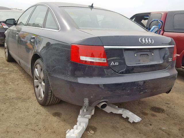 WAUDH74F77N129168 - 2007 AUDI A6 3.2 QUA BLACK photo 3