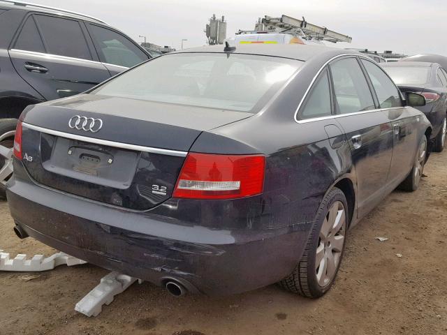 WAUDH74F77N129168 - 2007 AUDI A6 3.2 QUA BLACK photo 4