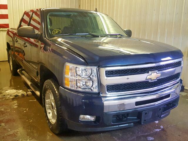 3GCEK23329G285536 - 2009 CHEVROLET SILVERADO BLUE photo 1