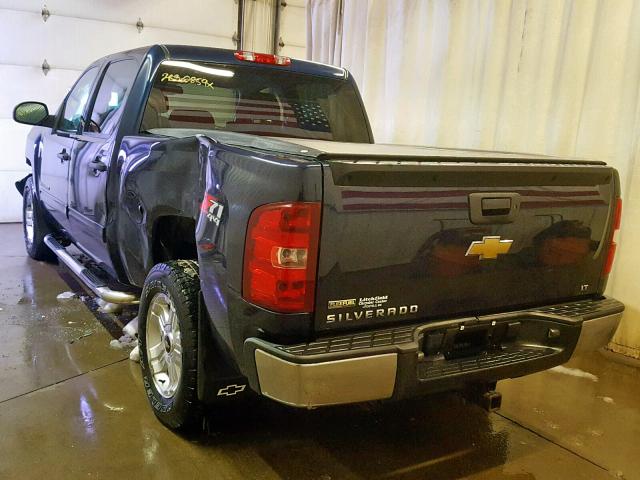 3GCEK23329G285536 - 2009 CHEVROLET SILVERADO BLUE photo 3