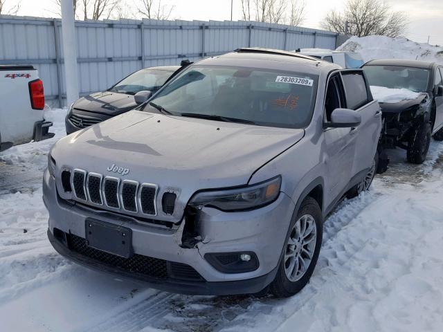 1C4PJMLBXKD259042 - 2019 JEEP CHEROKEE L GRAY photo 2