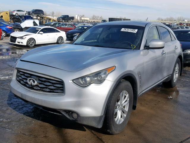 JNRAS18W19M150850 - 2009 INFINITI FX35 SILVER photo 2