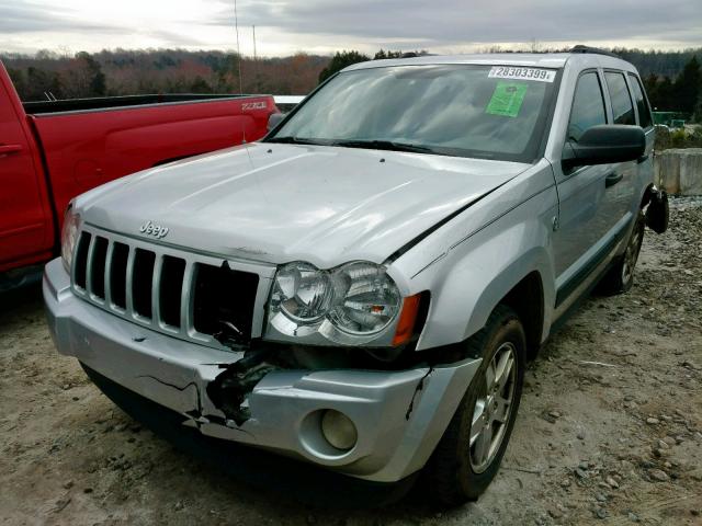 1J4HR48N55C710978 - 2005 JEEP GRAND CHER SILVER photo 2