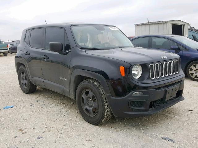 ZACCJAAT6GPC74803 - 2016 JEEP RENEGADE S BLACK photo 1