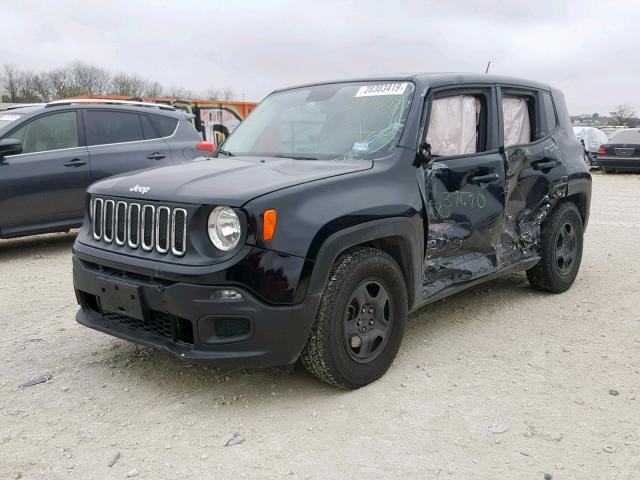 ZACCJAAT6GPC74803 - 2016 JEEP RENEGADE S 黑色 照片 2