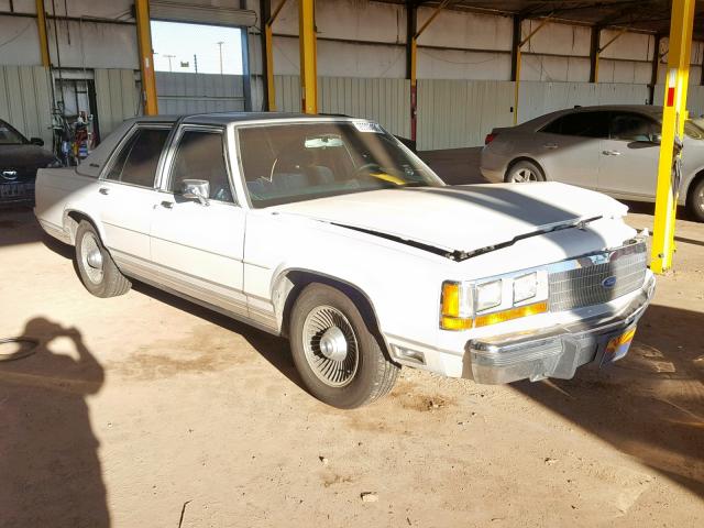 2FACP74F3LX126896 - 1990 FORD CROWN VICT WHITE photo 1