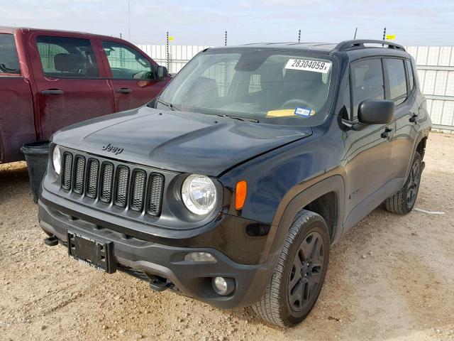 ZACCJBABXJPJ18197 - 2018 JEEP RENEGADE S BLACK photo 2