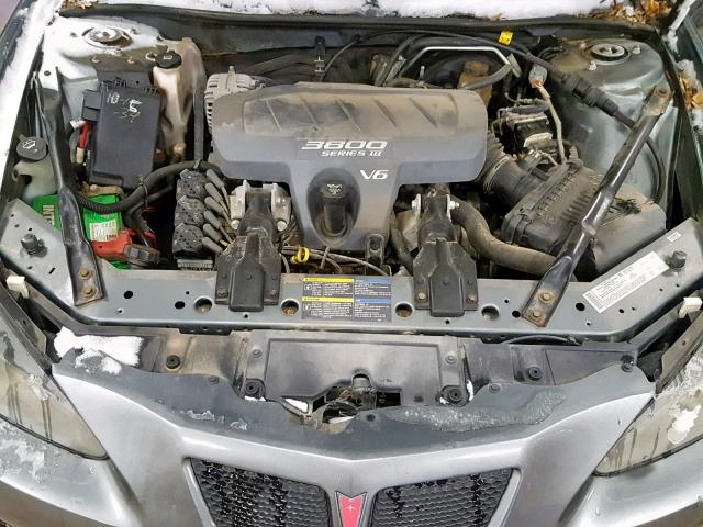 2G2WS522151147959 - 2005 PONTIAC GRAND PRIX GRAY photo 7
