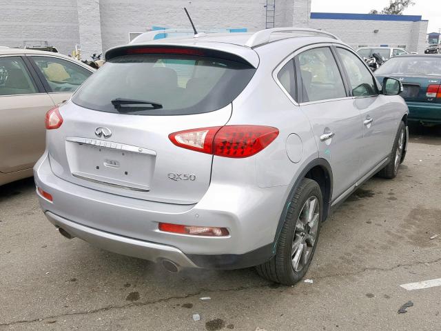 JN1BJ0RP0GM232416 - 2016 INFINITI QX50 SILVER photo 4