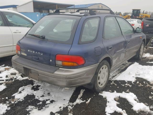 JF1GF4850VH805726 - 1997 SUBARU IMPREZA OU BLUE photo 4