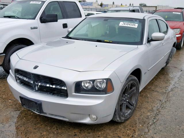 2B3CA3CVXAH287638 - 2010 DODGE CHARGER SX SILVER photo 2