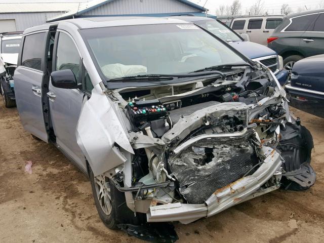 5FNRL5H63BB002933 - 2011 HONDA ODYSSEY EX SILVER photo 1