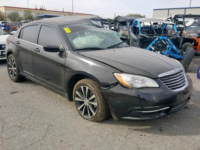 1C3CCBAB4CN321244 - 2012 CHRYSLER 200 LX BLACK photo 1