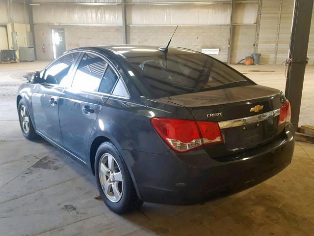 1G1PC5SB6E7441740 - 2014 CHEVROLET CRUZE LT BLACK photo 3