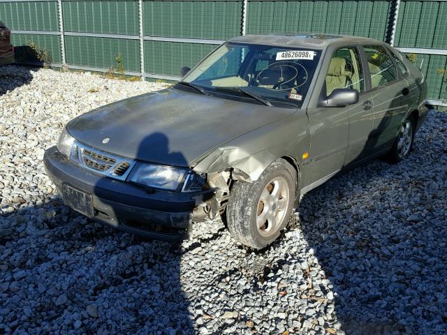 YS3DD55N8X2071848 - 1999 SAAB 9-3 S GREEN photo 2