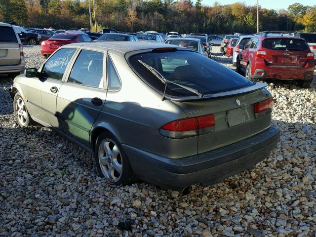 YS3DD55N8X2071848 - 1999 SAAB 9-3 S GREEN photo 3