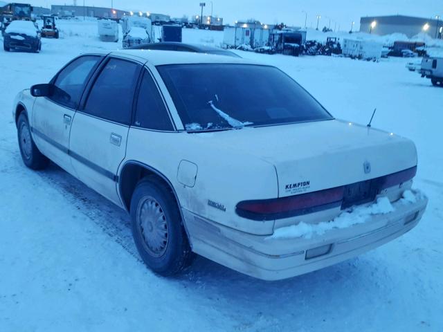 2G4WB54T3M1907224 - 1991 BUICK REGAL CUST WHITE photo 3