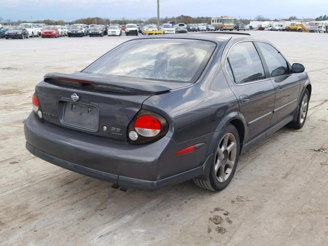 JN1CA31D61T613272 - 2001 NISSAN MAXIMA GXE BLACK photo 4