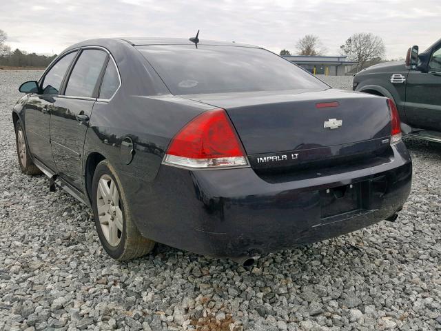 2G1WB5E33E1101851 - 2014 CHEVROLET IMPALA LIM BLACK photo 3