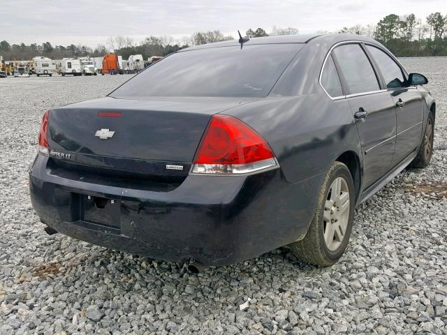 2G1WB5E33E1101851 - 2014 CHEVROLET IMPALA LIM BLACK photo 4