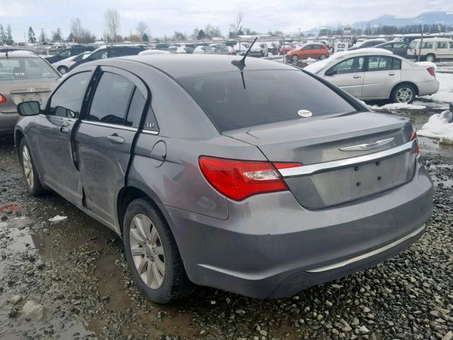 1C3CCBBB8DN538876 - 2013 CHRYSLER 200 TOURIN GRAY photo 3