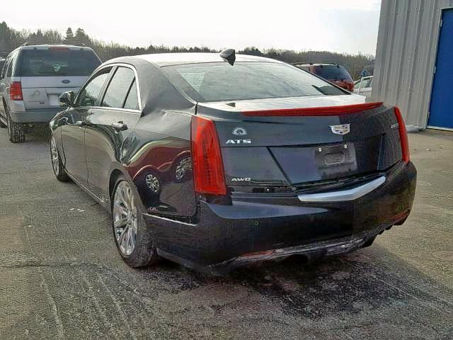 1G6AH5RX1H0176421 - 2017 CADILLAC ATS LUXURY BLACK photo 3