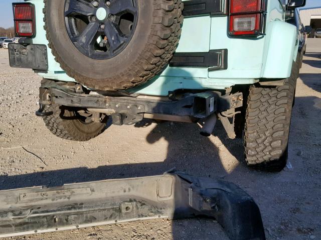 1J4FA54199L712035 - 2009 JEEP WRANGLER S TURQUOISE photo 10