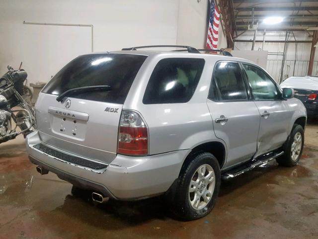 2HNYD18614H535775 - 2004 ACURA MDX TOURIN SILVER photo 4