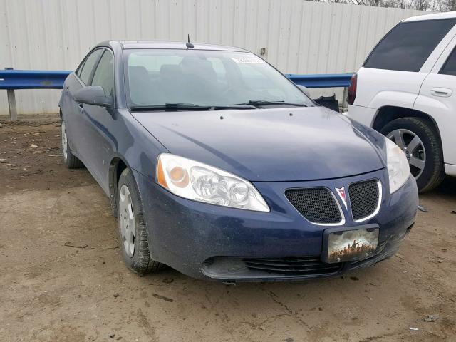 1G2ZF57B784249219 - 2008 PONTIAC G6 VALUE L BLUE photo 1