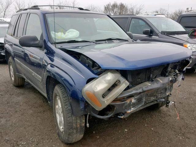 1GNDT13S832312787 - 2003 CHEVROLET TRAILBLAZE BLUE photo 1