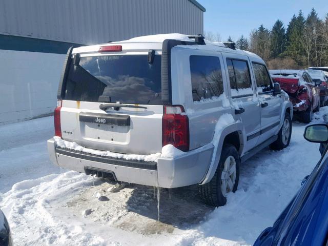 1J8HG48N36C151632 - 2006 JEEP COMMANDER SILVER photo 4