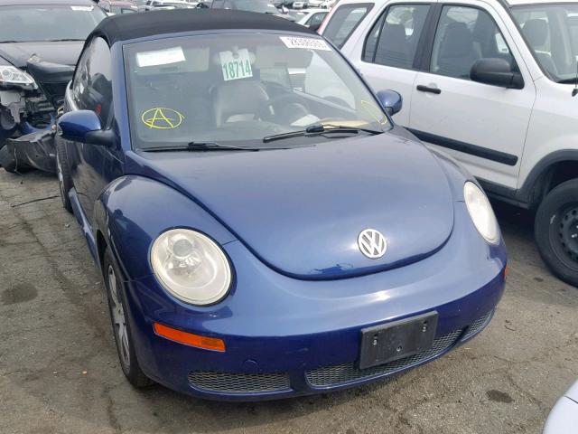 3VWRF31Y06M329392 - 2006 VOLKSWAGEN NEW BEETLE Mavi foto 1
